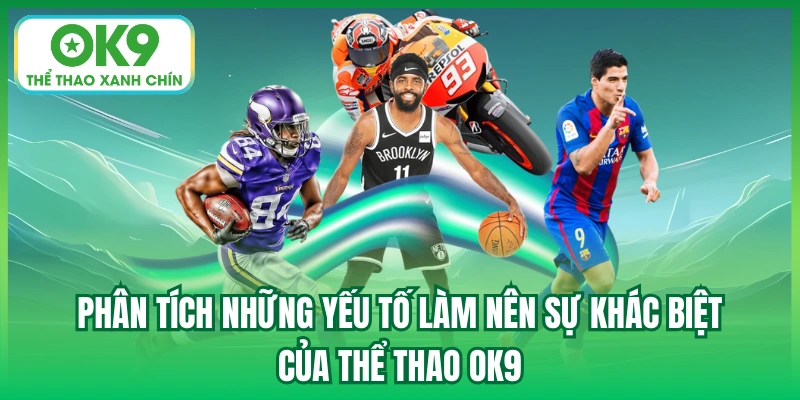 Phân tích những yếu tố làm nên sự khác biệt của Thể Thao OK9