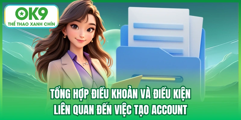 Tổng hợp Điều khoản và điều kiện OK9 liên quan đến việc tạo account