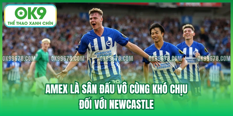 Amex là sân đấu vô cùng khó chịu đối với Newcastle